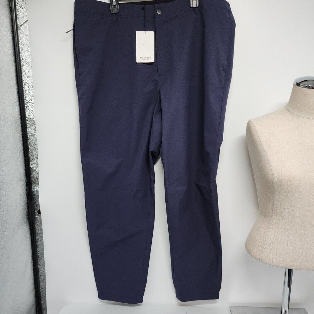 NEW Banana Republic Sport Size 42L Mens MOTION TECH HYBRID PANT relaxed Tapered